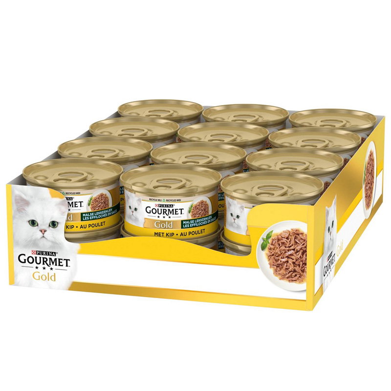 Gourmet Gold Malse Lekkernijen Kip 24X85 Gr - Afbeelding 2