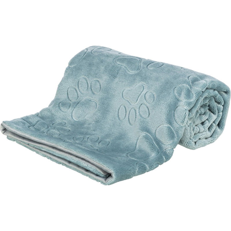 Trixie Hondendeken Barry Softpluche Blauw / Grijs