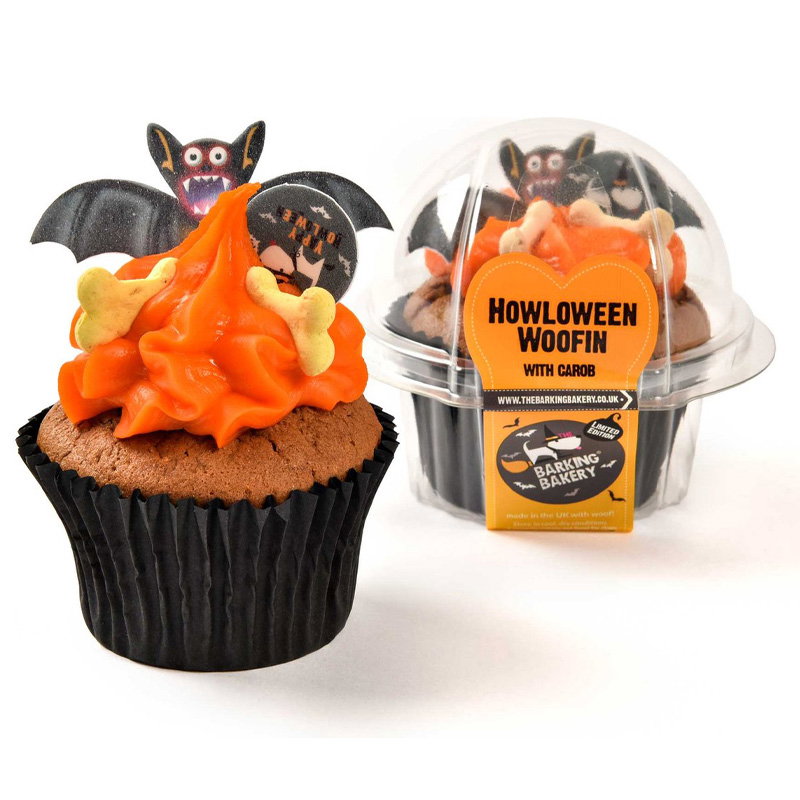 The Barking Bakery Carob Woofin Met Oranje Glazuur