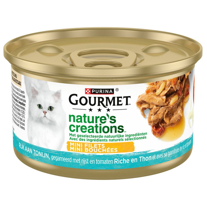 Gourmet Natures Creations Filet Tonijn 24X85 Gr