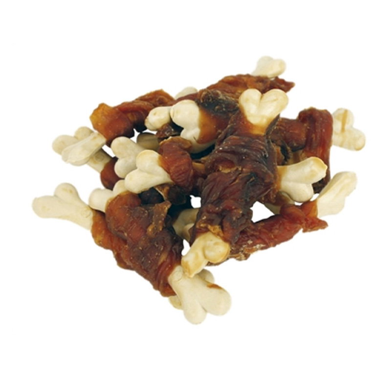 Wanpy Oven-Roasted Chicken Jerky / Calcium Bone Twists 100 Gr - Afbeelding 2