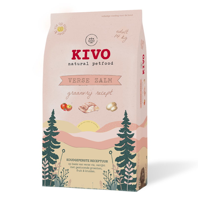 Kivo persbrok ZALM graanvrij 14kg