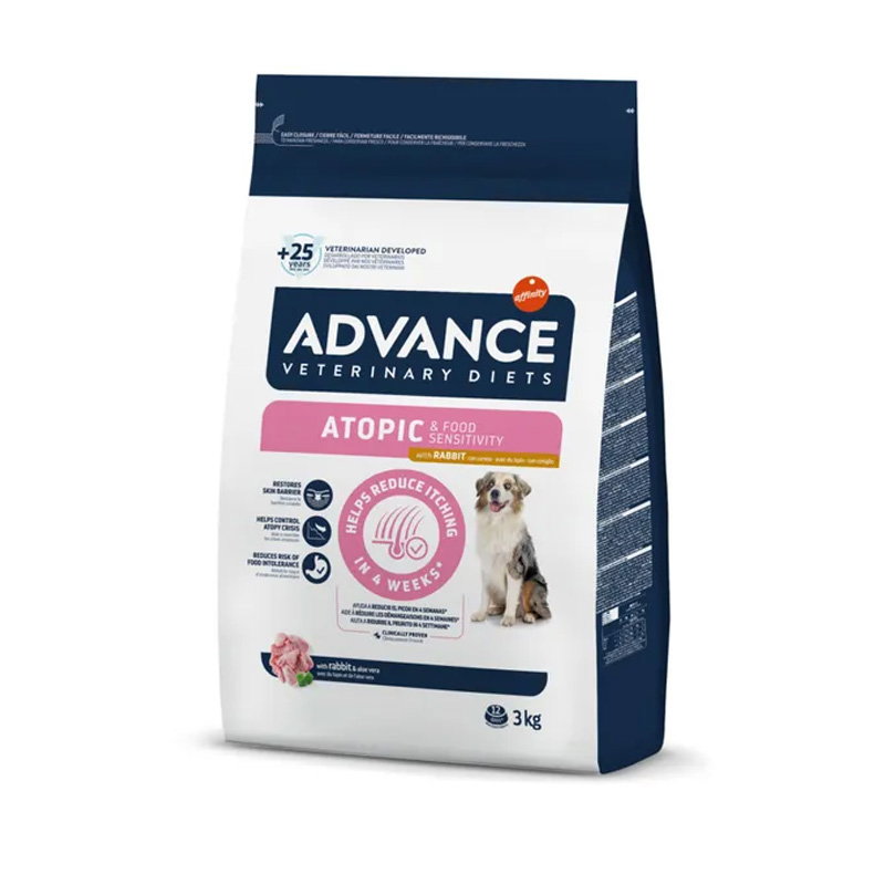 Advance Veterinary Diet Dog Atopic Gevoelige Huid Graanvrij / Derma 3 Kg