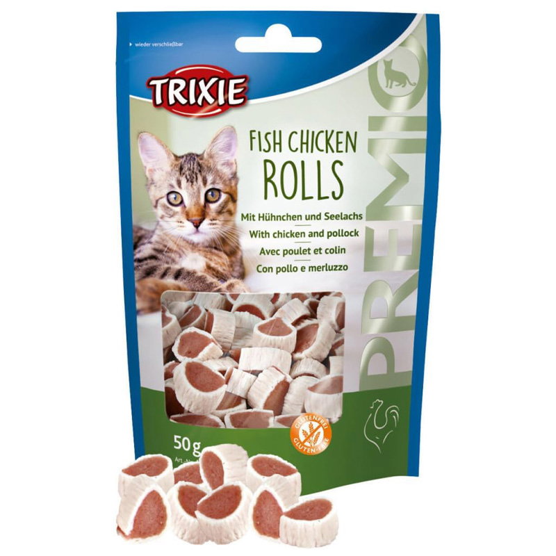 Trixie Premio Fish Chicken Rolls 50 Gr