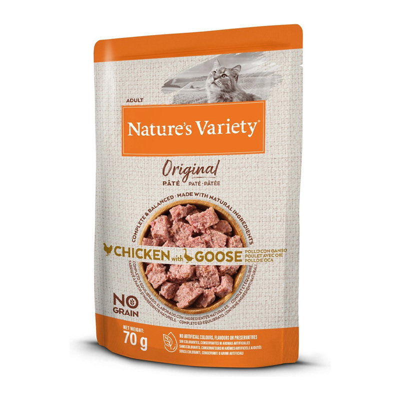 Natures Variety Original Pouch Chicken / Goose 12X70 Gr