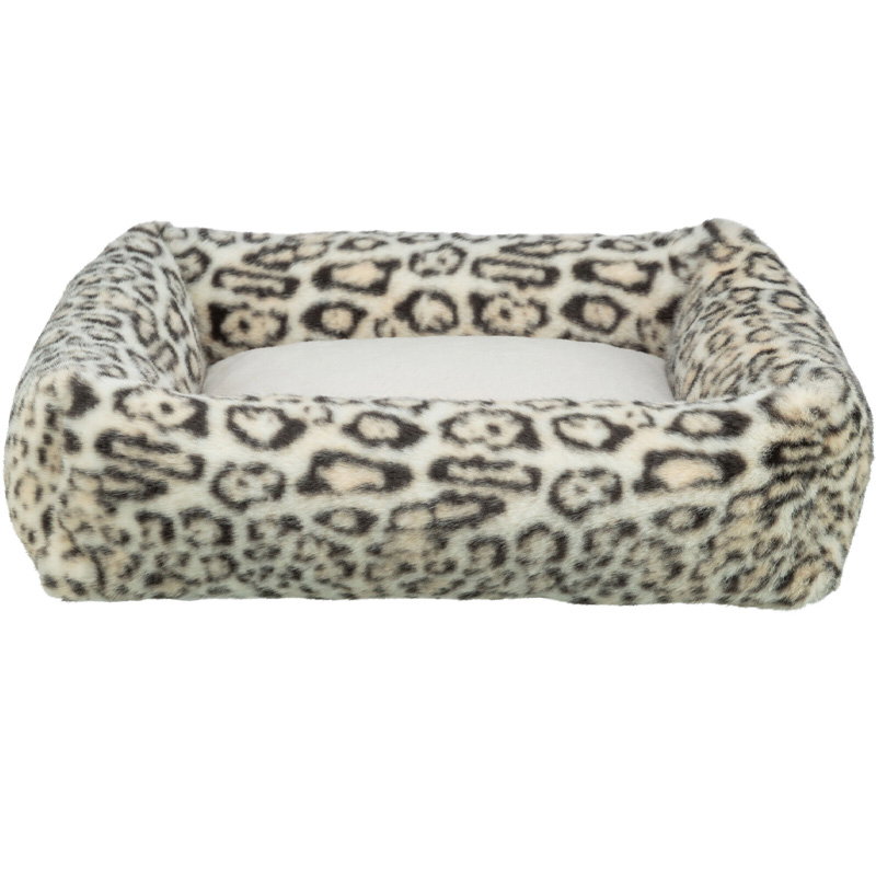Trixie Hondenmand Leo Hoekig Panterprint Creme