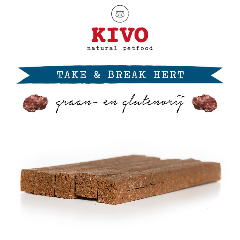 Kivo Take & Break Hert 50stuks