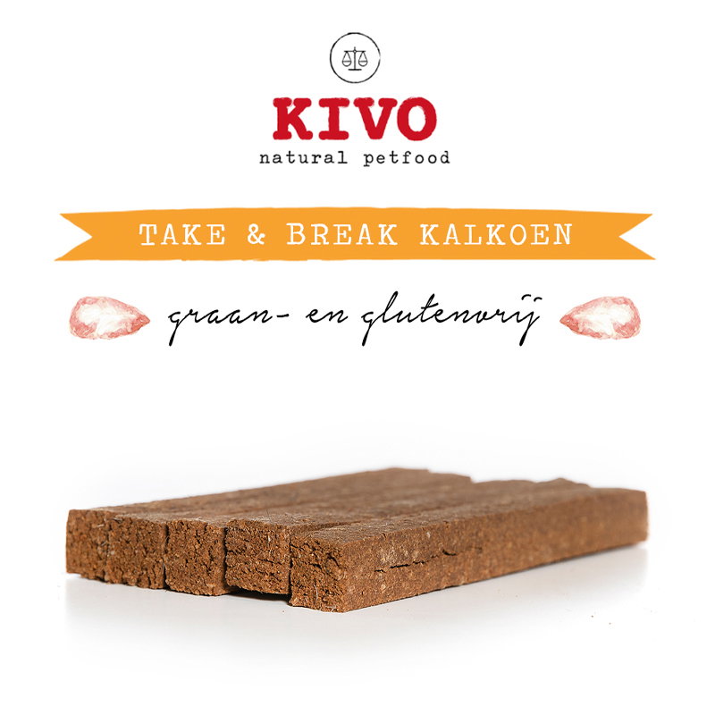 Kivo Take & Break Kalkoen 50stuks