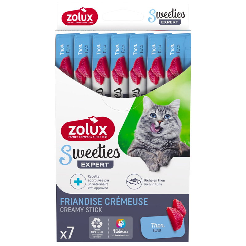 Zolux Sweeties Expert Creamy Stick Tonijn 7X14 Gr