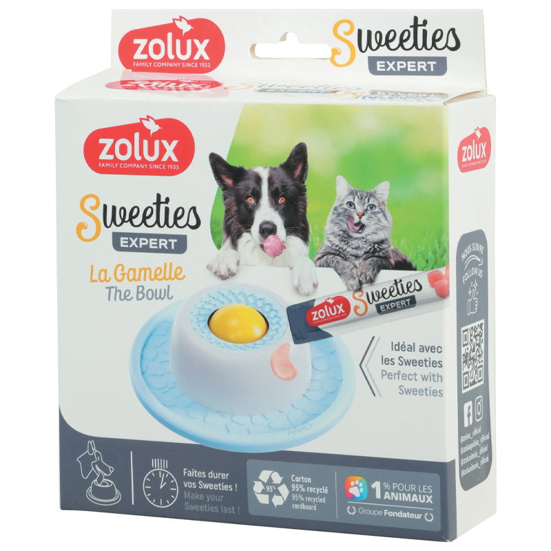 Zolux Sweeties Expert Likplaat / Lik Bowl Antislip 14,5X4,5X14,5 Cm - Afbeelding 6
