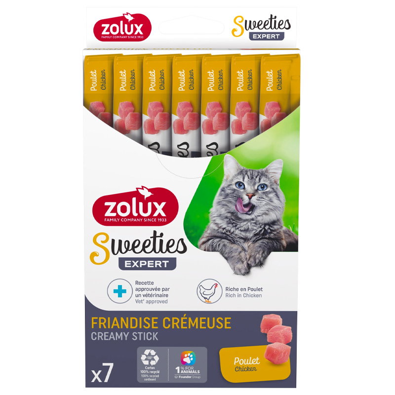 Zolux Sweeties Expert Creamy Stick Kip 7X14 Gr