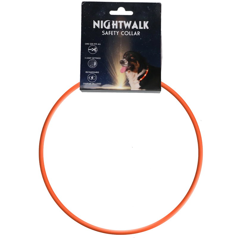 Nightwalk Safety Collar Oranje