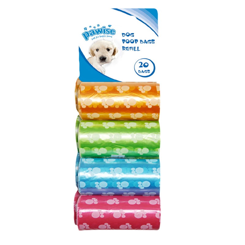 Pawise Refill Poop Bag 8 pack
