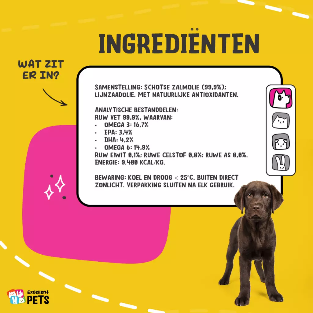 Excellent Pets Dog Salmon Oil 250ml - Afbeelding 4