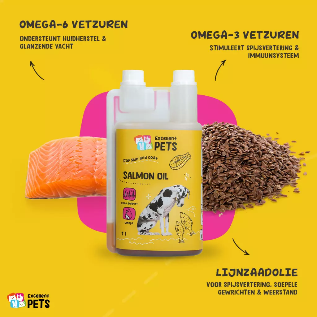 Excellent Pets Dog Salmon Oil 250ml - Afbeelding 5