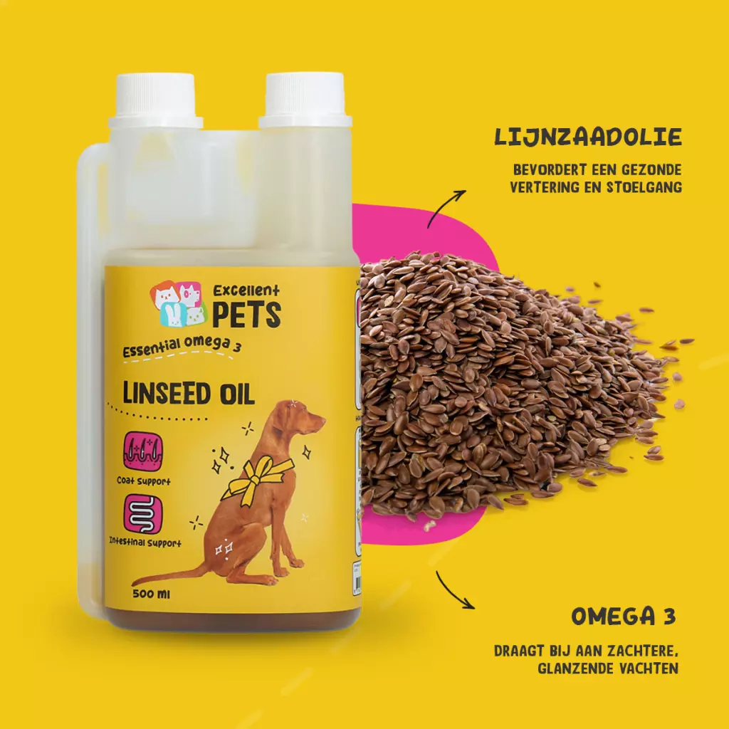 Excellent Pets Linseed Oil 500 ml - Afbeelding 5