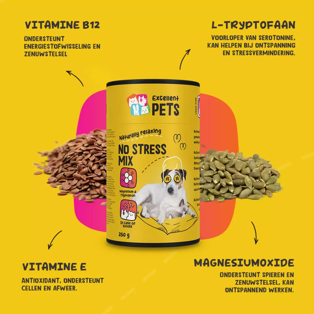 Excellent Pets No Stress Mix 100gr - Afbeelding 4