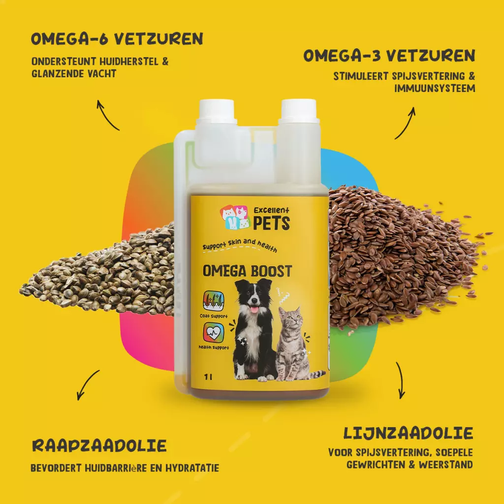 Excellent Pets Omega Boost 1000ml - Afbeelding 3
