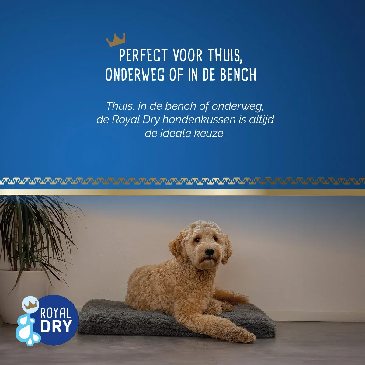 Royal Dry Kussen Voor Honden L - Afbeelding 4