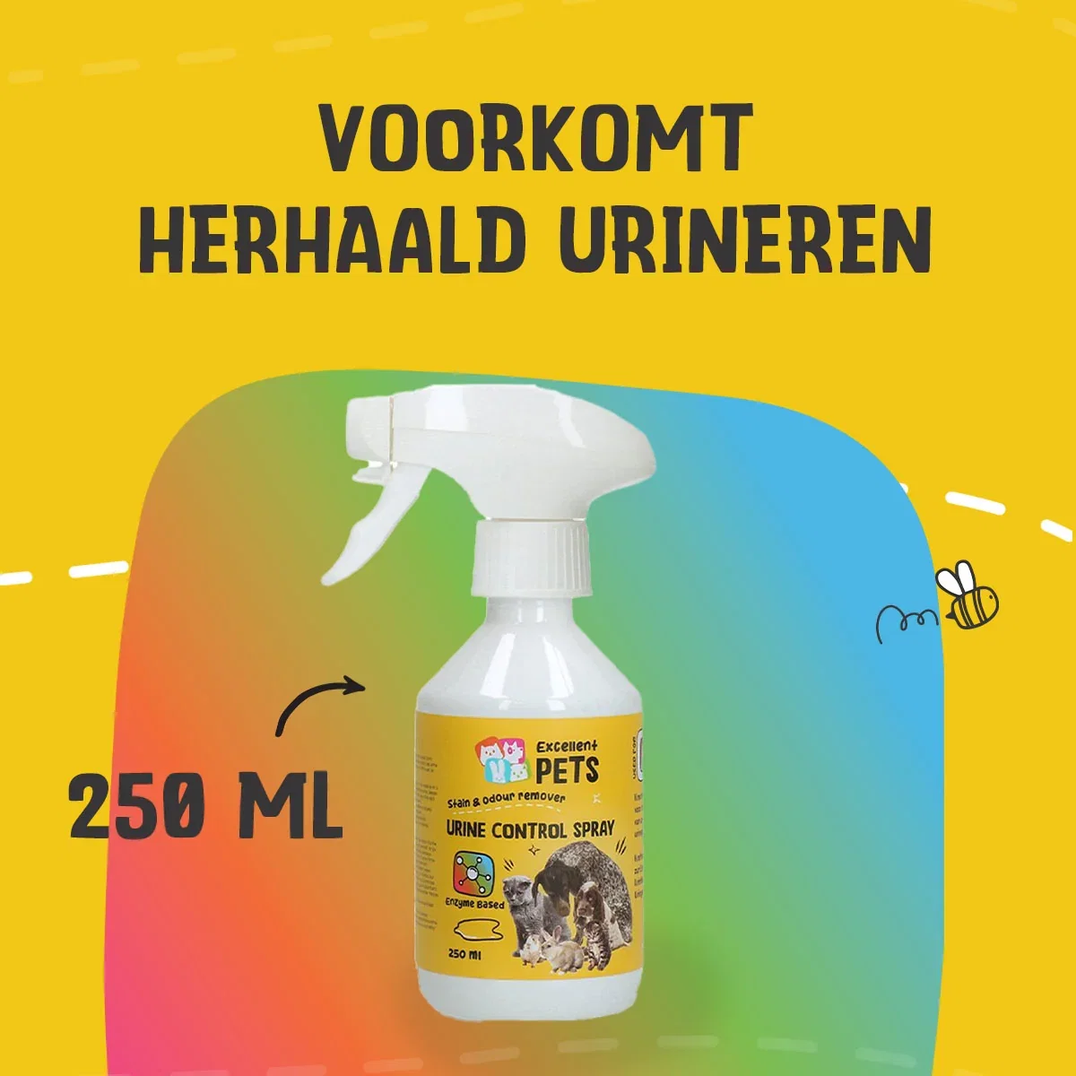 Excellent Pets Urine Control Spray - Afbeelding 2