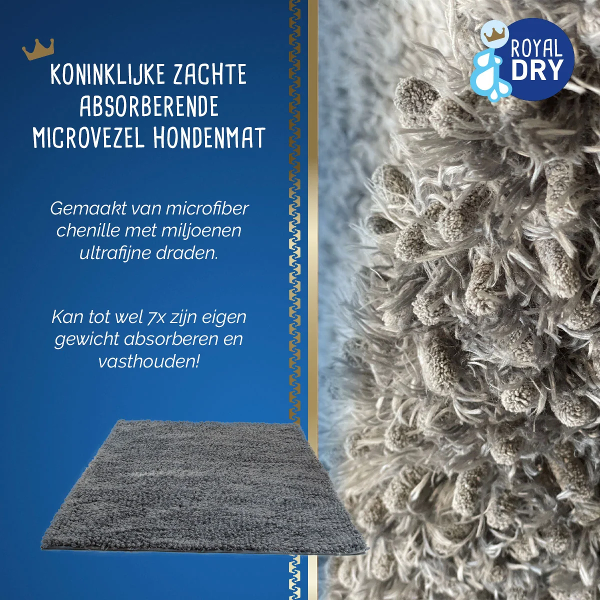 Royal Dry Deurmat Voor Honden L - Afbeelding 7