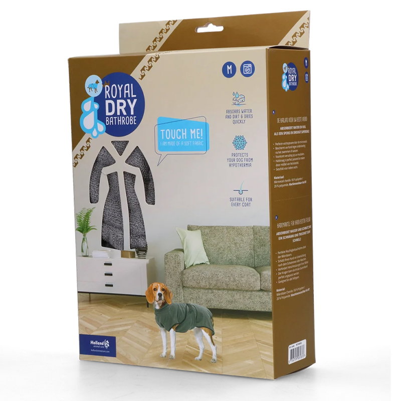 Royal Dry Badjas Voor Honden M
